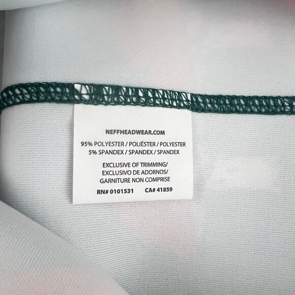 Neff Headwear Snow Gaiter Green Red Mushrooms OSFA NWT - Picture 2 of 8